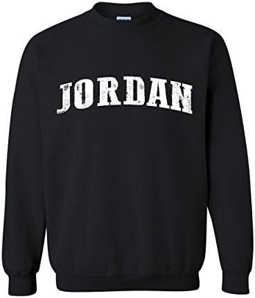 Ugo What To Do in Jordan Travel Guide Deals Amman Petra Map Jordanian Flag Unisex Crewneck Sweatshirt
