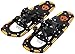 ENKEEO All Terrain Snowshoes Light Weight Aluminum Alloy Snow Shoes Kit with Carry Bag, Adjustable Ratchet Bindings, 160lbs. Capacity, Black and Orange, 25 inches