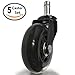 Optimum Orbis Office Chair Caster Wheels Heavy Duty Safe for All Floors Including Hardwood Perfect Replacement for Desk Floor Mat Style 3