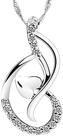 "There's No Charm Equal to Tenderness of Heart" Sterling Silver Melody Pendant Necklace