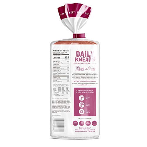 Daily Kneads Whole Grain Veggie Flatbread (Sweet Beet, 10-Pack)