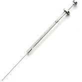 Deschem 100ul Glass Micro Syringe Lab Microliter Trace Injector With Sharp Needle Tip