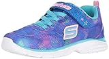 Skechers Kids Girls' Spirit Sprintz-Rainbow Raz Sneaker, Blue/Multi, 10 M US Toddler