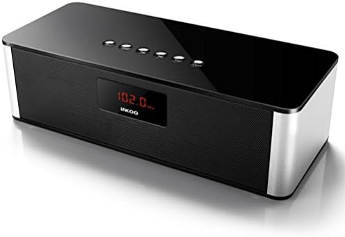 Bluetooth Wireless Portable Speaker Classic, LNGOOR Bluetooth V4.1 Mobile Handsfree Stereo Bass Loud Music player FM Mode Alarm Mode Hifi Indoor with AUX cable - White