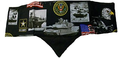 HW Army Bandana Head Wrap Doo Rag Scarf Biker skull cap Velcro closure