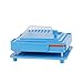 Capsule Holder Plate,Tuyounger Capsule Filler Machine Tray,Manual Powder Filling Machine for Size 0-100 Holes with Powder Block&Tamper（Blue） ...