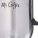 Gibson Mr Coffee Expressway 13.5 Ounce Brushed Stainless Steel Travel Mug with Black Lid and Handle, 13.5 oz, Silver