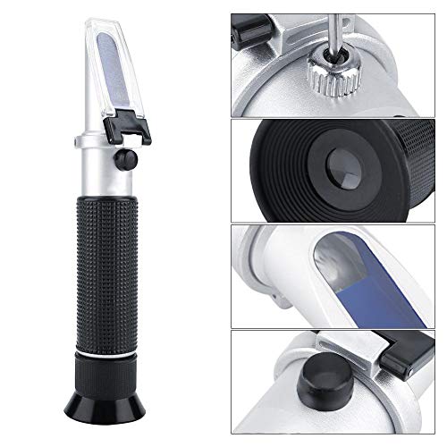 2 Refractometer+Salinometer+Concentration+Temperature+Compensation