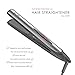 BERTA Professional Salon Flat Iron, Negative Ions Ceramic Hair Straightener,360° Swovel Cord 3D Floating Plate,LCD Digital Controls Temperature Control,Silver