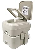 Leopard Outdoor T-Type Three Directional Flush Portable Travel Toilet for Camping,Boating,Hiking,Portable RV Toilets - 5.3 Gallon