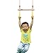 Pellor Children's Trapeze Swing Multifunction Wooden Playset With Plastic Rings