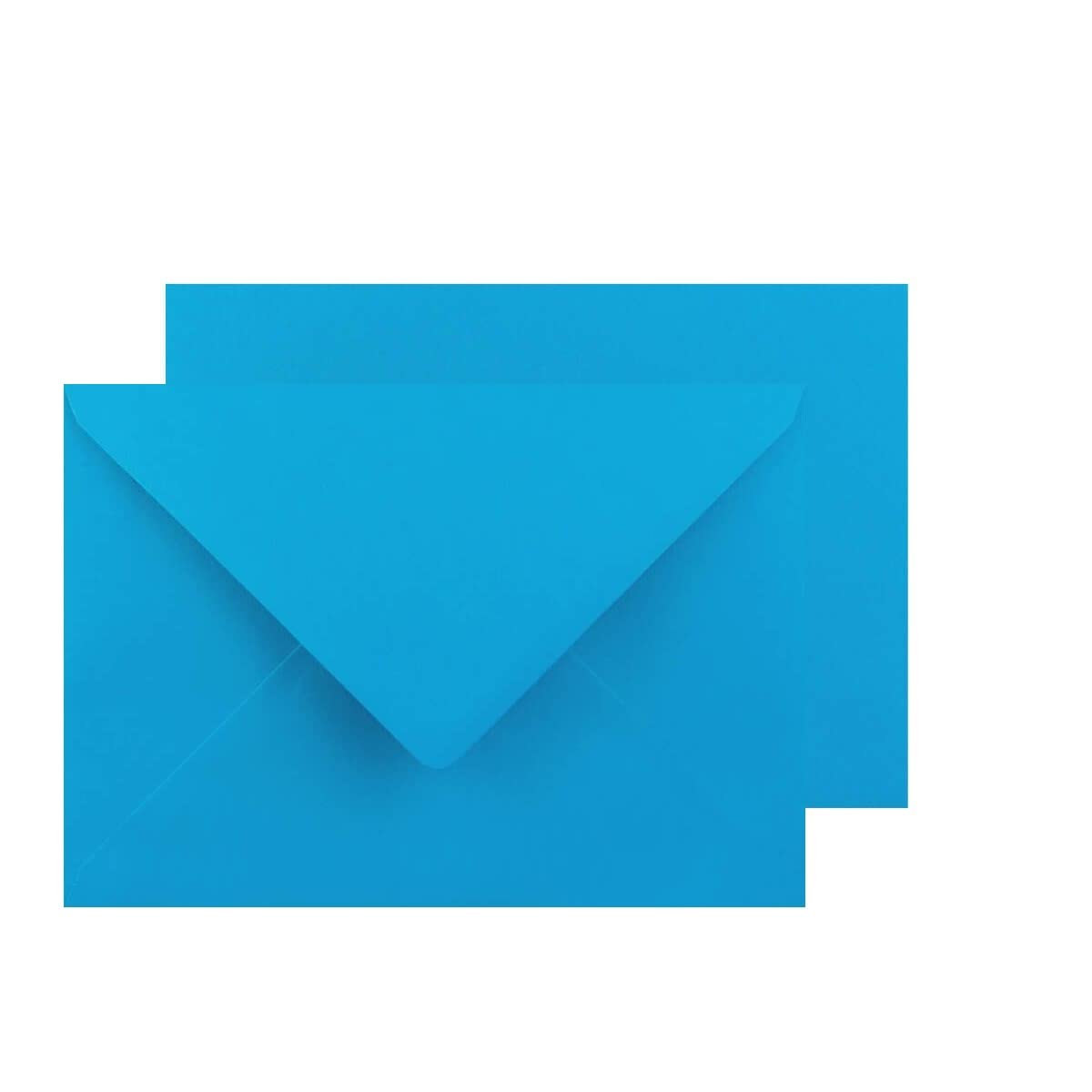 indigo® Festive Coloured Gummed Envelopes (Pack of 20) (C6 (114 X 162mm), Fiesta Blue)