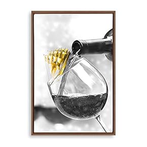 signwin Framed Canvas Wall Art Goblet Canvas Prints...