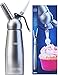 Nuvantee Cream Whipper (1-Pint) - Professional Aluminum Whipped Cream Dispenser With 3 Decorating Nozzles - Uses Standard N20 Cartridges (not included) primary