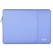 MOSISO Laptop Sleeve Compatible with 2019 2018 MacBook Air 13 inch Retina Display A1932, 13 inch MacBook Pro A2159 A1989 A1706 A1708, Notebook, Polyester Vertical Bag with Pocket, Serenity Blue