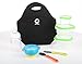 Hoopla Gorilla Bag - Deluxe Insulated Lunch Carrier - Black Neoprene Tote for Work, School and Kids Snacks - Keeps Contents Cool, Fresh and Secure.