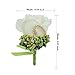 YSUCAU Handcrafted Boutonniere with Pin for Men Wedding, Best Man Rose Wedding Boutonnieres Artificial Flower for Wedding Party Prom Man Suit Wedding Decorations