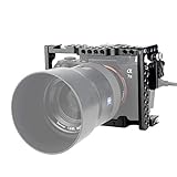 NICEYRIG A7RIII/ A7II/ A7RII/ A7SII/ A7MIII/ A7III Camera Cage Kit with HDMI Cable Lock Rosette Right Side Compatible with Sony A7II/ A7RII/ A7RIII/ A7SII/ A7MIII/ A7III