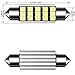 Gkromzo 10 X 42mm Festoon LED Light Bulbs Error Free LED Interior Lights Map Dome Lights Bulbs 211-2 578 569-Pure White
