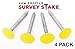 Low Profile Survey Stakes - 4-Pack - Hi-Vis Yellow - Survey Markers