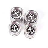Ceny Stainless Steel Anchor Screw Flesh Tunnels Ear Plugs