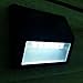 Solar Powered Wall Light 4 Pack Solar 6 LED Light Wall Mount Garden Path Lamp Step Lights Outdoor Patio Gutter Fence Lighting (4 Pack)