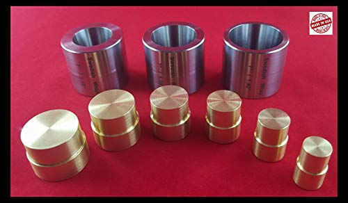 Swedish Wrap Die Set (3 pcs.) with Brass Plungers (6 Push Rods) - Thumbnail 2