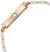 Anne Klein Women's AK/1018RGLP  Diamond Dial Rose Gold-Tone Light Pink Ceramic Bracelet Watch