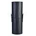 Pretty See Makeup Brush Holder Large Cosmetics Storage Case Organizer for Travel or Daily Use, Black