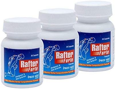 Rafter Forte Cap HERBAL JOINT SUPPORT SUPPLEMENT 30 CAP. 500MG CapsuleNatural Pack of 3