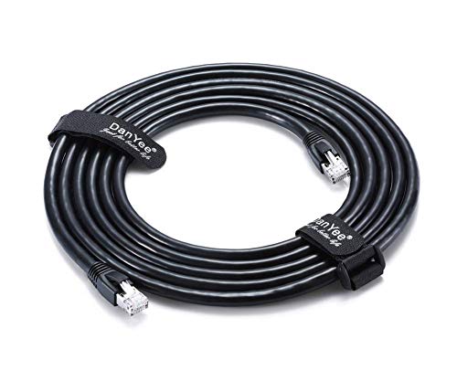 CAT8 Ethernet Cable DanYee 40Gbps 2000Mhz High Speed Gigabit SSTP LAN Network Internet Cables with RJ45 Gold Plated Connector for Use of Smart Office Smart Home System iOT Gaming Movie (6FT) - Thumbnail 4