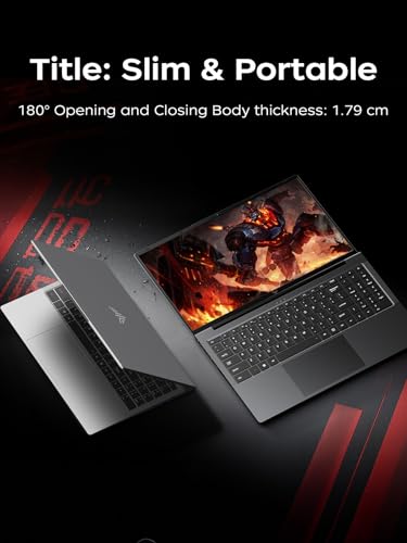Tivique Laptop, 15.6 Inch Notebook, Ryzen 7 5825U, Up to 4.5 GHz, 16 GB RAM, 1TB SSD, NVMe PCIe 3.0, WiFi6, IPS 1920 x 1080, FHD Screen, HDMI