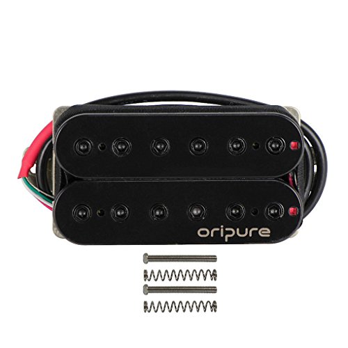 OriPure Alnico 5 Humbucker Pickups Black Electric Guitar Bridge Pickup-Clean Warm Sound