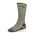 USA Made - Over the Calf Socks - Expedition Weight - Mountaineering Socks - Merino Wool - Mountain Heritage - Gray Heather - Medium
