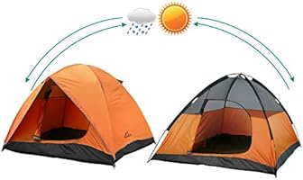Moko 2 3 Person Camping Tent Rainproof Double Layer Family