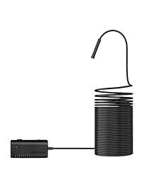 Wifi Wireless endoscopio, depstech boroscopio serpiente inspección cámara 2.0 megapíxeles HD cámara para Andorid y iOS Smartphone, iPhone, Samsung, Tablet, color negro