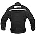 HWK Spyder Motorcycle Jacket for Men with Weather Resistant Cordura Textile Fabric for Enduro Motocross Jacket 4X-LARGE/BLACK