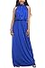 WIWIQS Women's Halter Loose A-line Casual Maxi Dress Plus Size Party Club Long Dresses