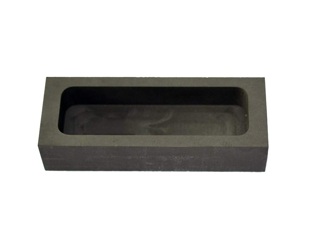 LLF Gold Silver Graphite Ingot Mold Mould Crucible for Melting Casting Refining (5.5kg)