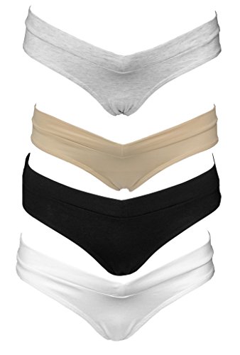 Crazy Cart Women s Under the Bump Maternity Bikini Panties Multi Pack Crazy Cart Women s Under the Bump Maternity Bikini Panties Multi Pack