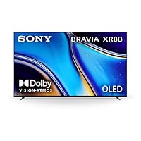 Sony 77 Inch OLED 4K Ultra HD TV BRAVIA XR8B Smart Google TV with Dolby Vision HDR and Exclusive Features for PlayStation® 5 (K-77XR8B), 2025 Model