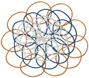 Colored Wristbands Orange Blue White - 24 pack