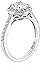 Amazon Collection Platinum-Plated Sterling Silver Swarovski Zirconia His & Hers Wedding Rings, Also Sold Separately