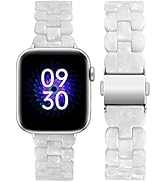 Wearlizer Compatible for Apple Watch Band Fashion Resin iWatch Band 38mm 40mm 42mm 44mm Bracelet ...
