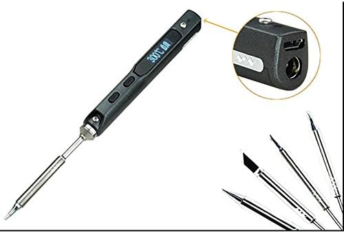 40W Mini Portable Electric Soldering Iron TS100 DC 12V-24V STM32 Intelligent CNC