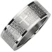 Stainless Steel Spanish Lord's Prayer 8mm Band Ring - Men