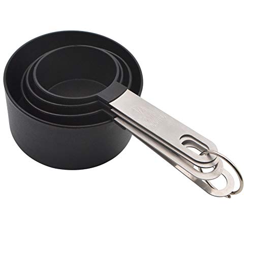 GreeSuit Stainless Steel Measuring Spoons and Measuring Cups Combo, Stackable Tablespoons Measuring Set for Gift Dry Liquid Ingredients Cooking Baking, Set of 8