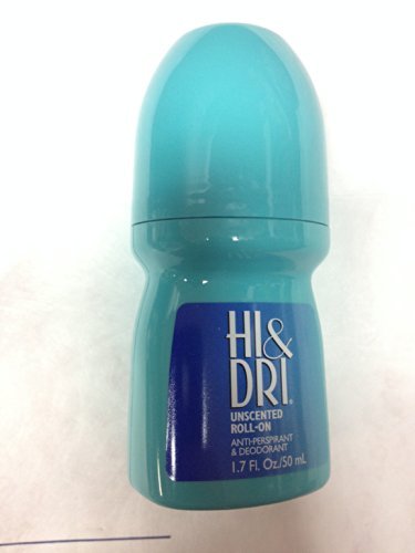 SPECIAL PACK OF 6 HI DRI UNSCENTED DEODORANT 1.7 OZ