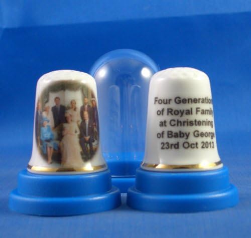 Porcelain China Thimble - Four Generations of The Royal Family
