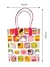TINYMILLS Ice Cream Party Favor Bags with Handles Ice Cream Party Goody Bags Candy Bags Pack of 12